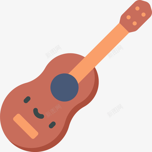 Ukelele音乐商店6公寓图标svg_新图网 https://ixintu.com Ukelele 公寓 音乐商店6