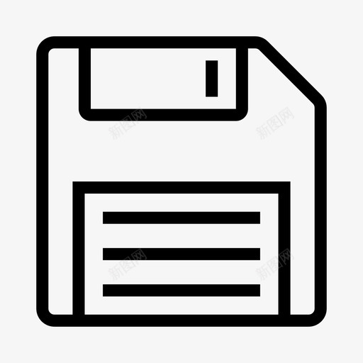 软盘数据磁盘图标svg_新图网 https://ixintu.com 存储器 数据 数据存储器 磁盘 软盘