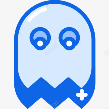 幽灵游戏55蓝色图标图标