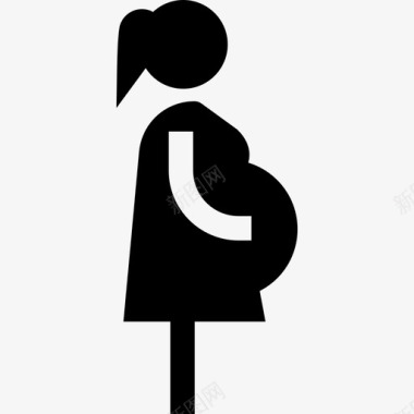 怀孕产妇12已填充图标图标
