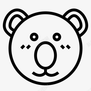 考拉熊动物园图标图标