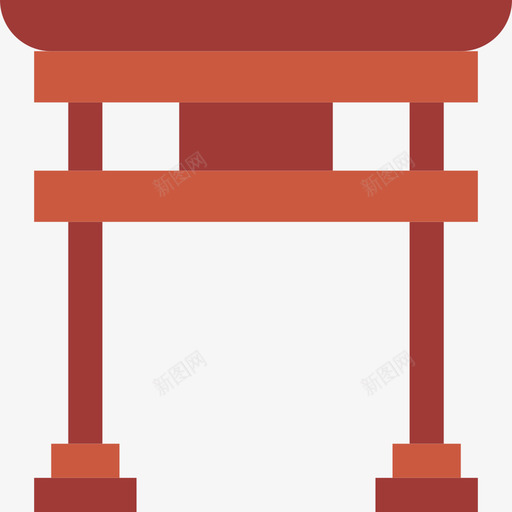 ToriGatetravel128平坦图标svg_新图网 https://ixintu.com ToriGate travel128 平坦