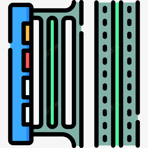 高速公路服务区线颜色图标svg_新图网 https://ixintu.com 服务区 线颜色 高速公路