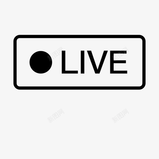 直播-livesvg_新图网 https://ixintu.com 直播-live