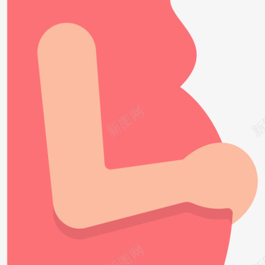 怀孕孕妇8平卧图标图标