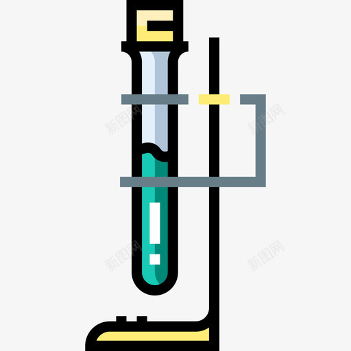 试管药房19线性颜色图标svg_新图网 https://ixintu.com 线性颜色 药房19 试管