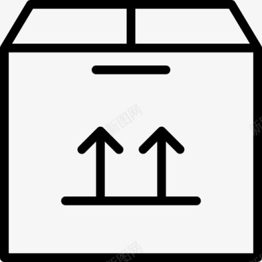 购物和电子商务信箱3直系图标图标