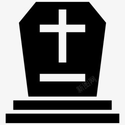 基督教的用户坟墓基督教坟墓墓碑图标高清图片