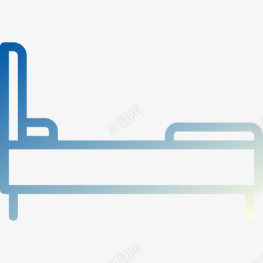 床家具和家居17线性坡度图标图标