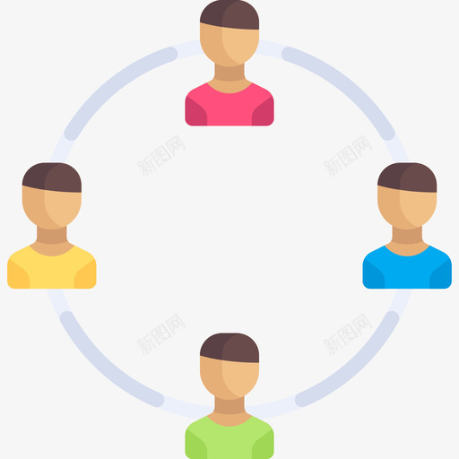 016-teamwork-5svg_新图网 https://ixintu.com 016-teamwork-5