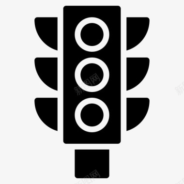 交通灯灯交通图标图标