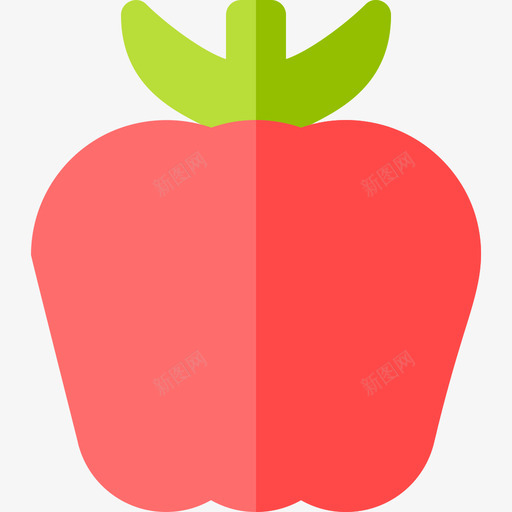 BellPepperfruitsandvegetables16flat图标svg_新图网 https://ixintu.com BellPepper flat fruitsandvegetables16