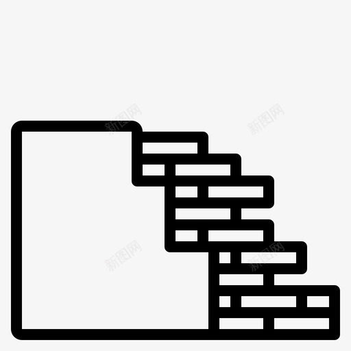 建筑固定家图标svg_新图网 https://ixintu.com 固定 墙 家 工具 建筑