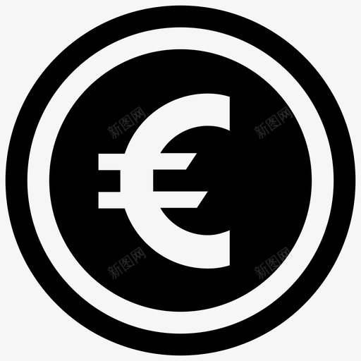 欧元符号货币符号欧洲货币图标svg_新图网 https://ixintu.com 响应用户界面UI向量图标 国际货币 欧元符号 欧洲货币 英镑 英镑符号 货币符号