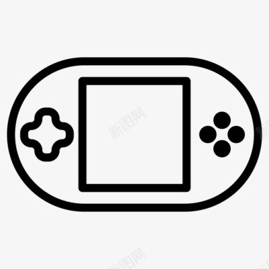 控制台游戏手持游戏机图标图标