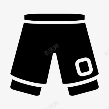 短裤服装运动裤图标图标