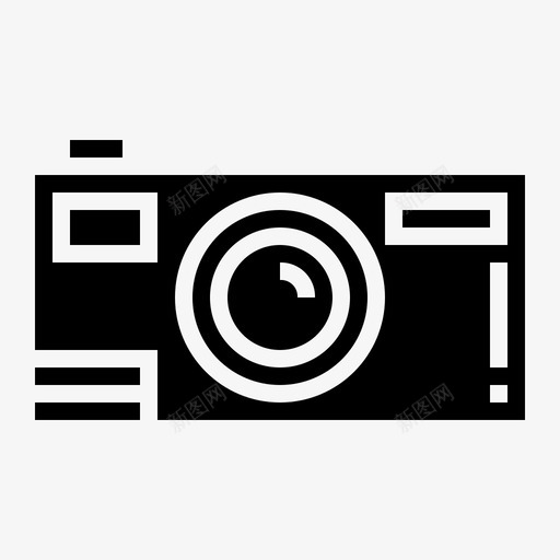 相机电子产品摄影图标svg_新图网 https://ixintu.com 复古 复古纯色 摄影 电子产品 相机