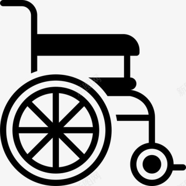 轮椅医院44号填充物图标图标