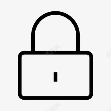 锁安全网络用户界面图标图标