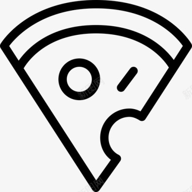 披萨美国2直形图标图标