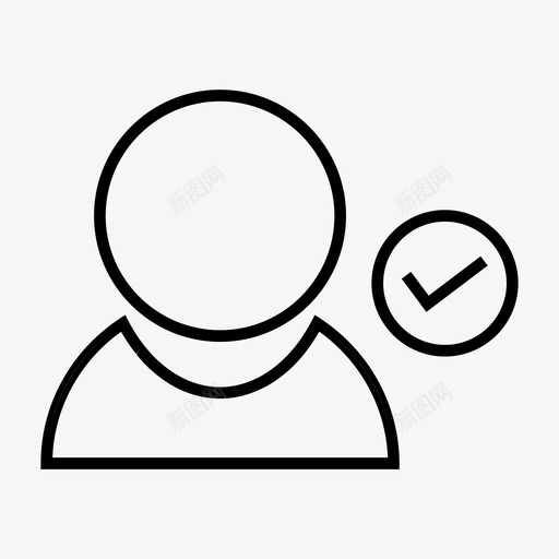 正确选择帐户选择用户图标svg_新图网 https://ixintu.com 已验证 正确 用户界面粗体 选择帐户 选择用户