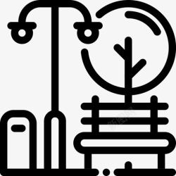 车场环境公园环境花园图标高清图片