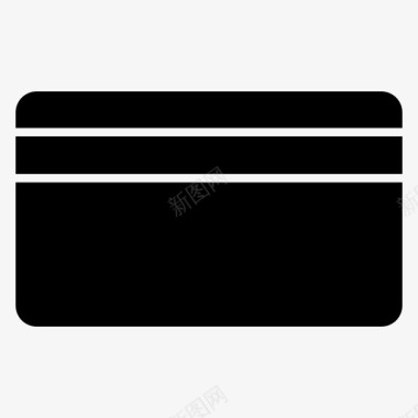 借记卡支付卡抽象实体图标图标