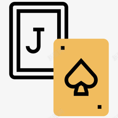 黑杰克赌博13黄影图标图标
