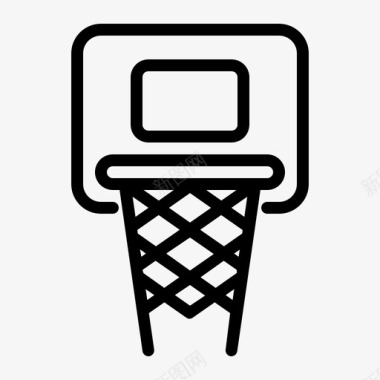 篮球篮球环体育图标图标