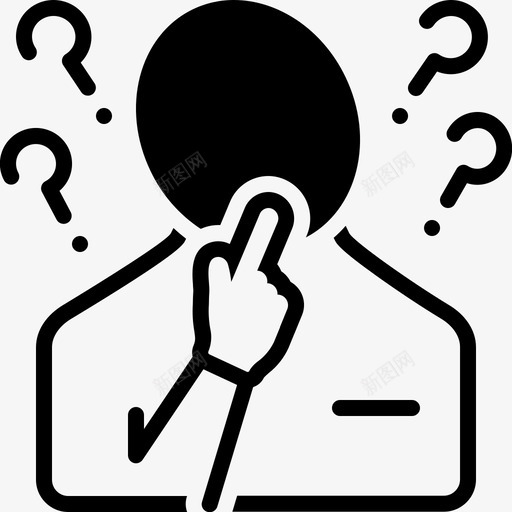 关于关于人思考图标svg_新图网 https://ixintu.com 关于 关于人 思考