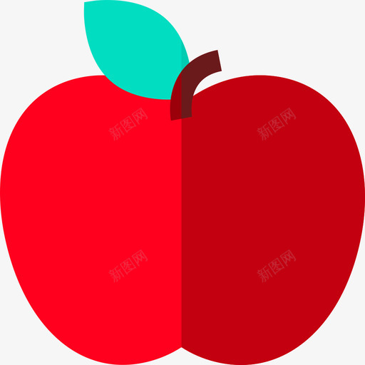苹果野餐30平的图标svg_新图网 https://ixintu.com 平的 苹果 野餐30