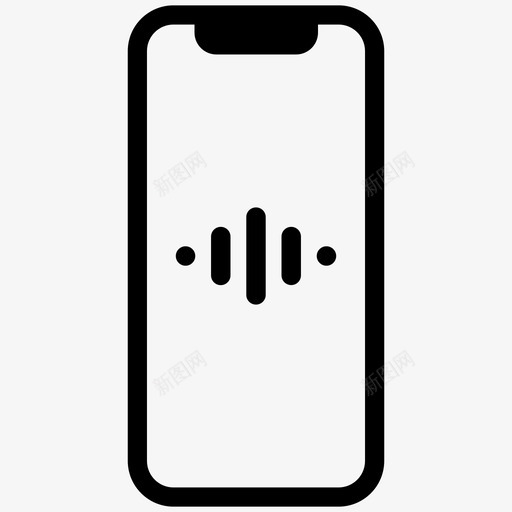 语音助手控制siri图标svg_新图网 https://ixintu.com siri 控制 虚拟语音助手 语音 语音助手