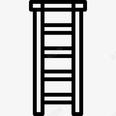 梯子结构67直线图标图标