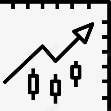 保证金股票市场2线性图标图标