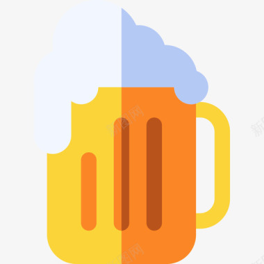 啤酒感恩节30淡啤酒图标图标