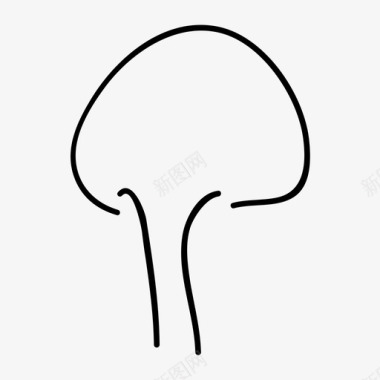 蘑菇草天然图标图标