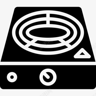 炉灶家用电器2填充图标图标