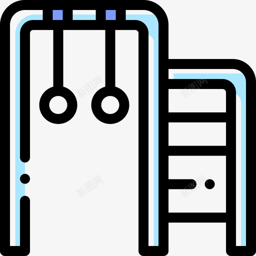 梯子操场33颜色省略图标svg_新图网 https://ixintu.com 操场33 梯子 颜色省略