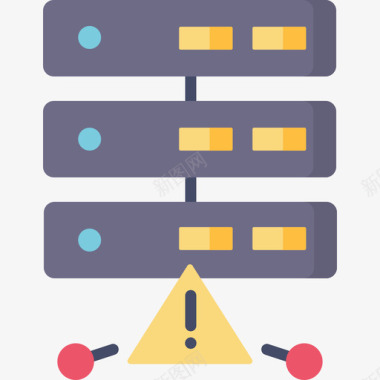 服务器数据库服务器6扁平图标图标