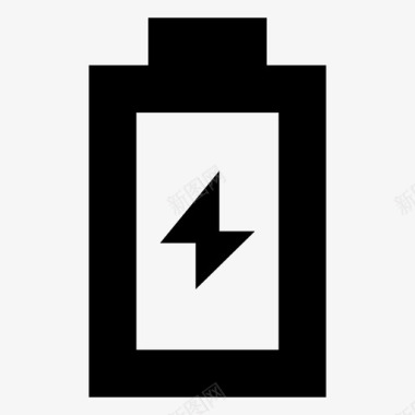 充电连接电池电池充电图标图标