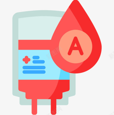 血型献血18平坦图标图标