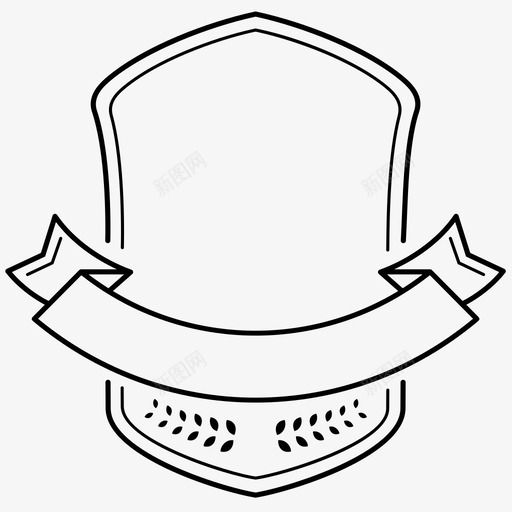 标签模板奖项奖品图标svg_新图网 https://ixintu.com 复古设计元素徽章模板 奖品 奖项 标签模板 纹章