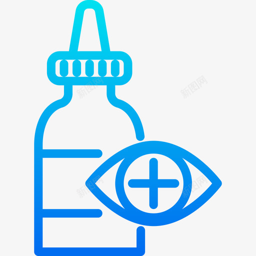 滴管保健6梯度图标svg_新图网 https://ixintu.com 保健6 梯度 滴管