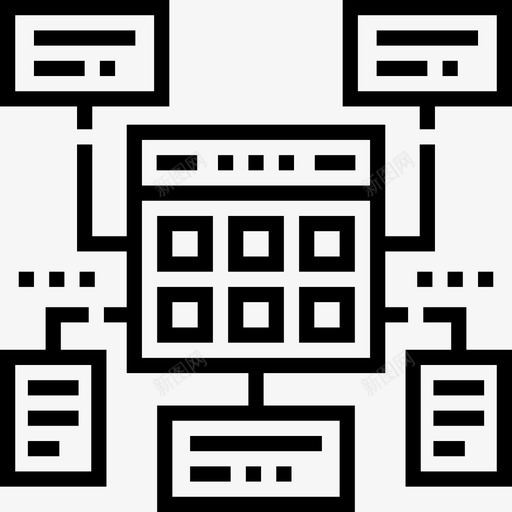 日程表注释任务6线性图标svg_新图网 https://ixintu.com 日程表 注释任务6 线性