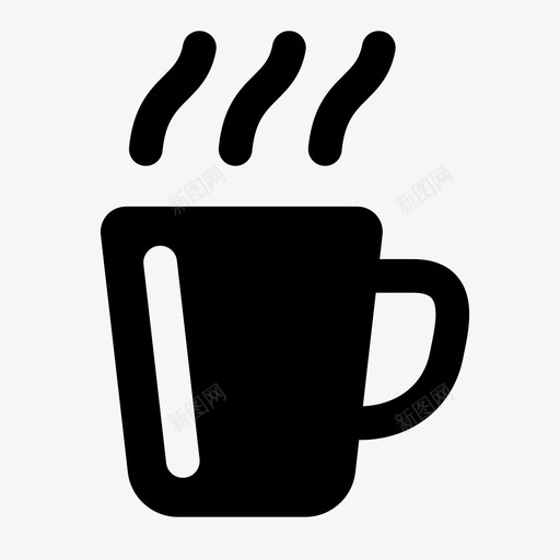 热杯咖啡情绪图标svg_新图网 https://ixintu.com 咖啡 情绪 温暖 热杯 茶 音乐字形