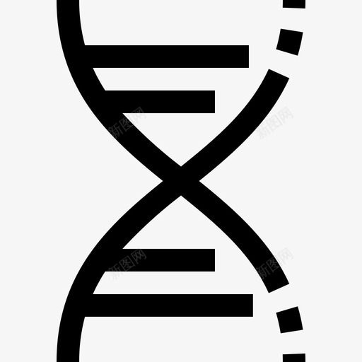 Dna医学85线性图标svg_新图网 https://ixintu.com Dna 医学85 线性