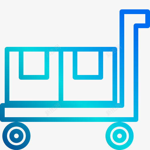 包装物流和运输线性梯度图标svg_新图网 https://ixintu.com 包装 物流和运输 线性梯度