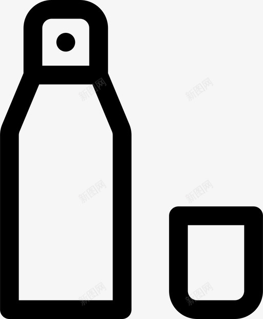 喷雾空气瓶子图标svg_新图网 https://ixintu.com 喷雾 每天 气味 瓶子 空气