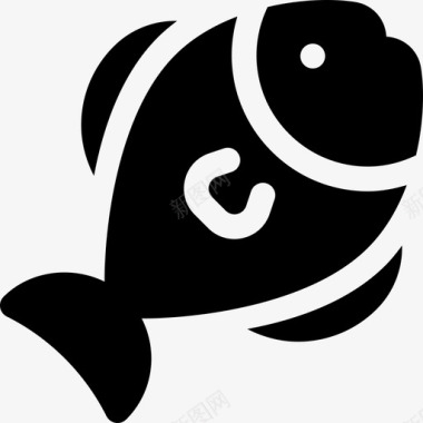 鱼自然36填充图标图标