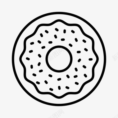 甜甜圈活动娱乐图标图标